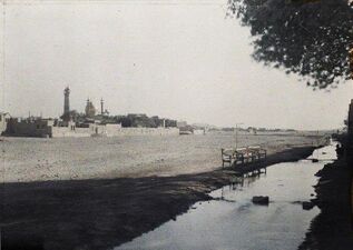 Panoramic view of the Shrine of Fatimah Ma'sumah (SA) (1927 CE).